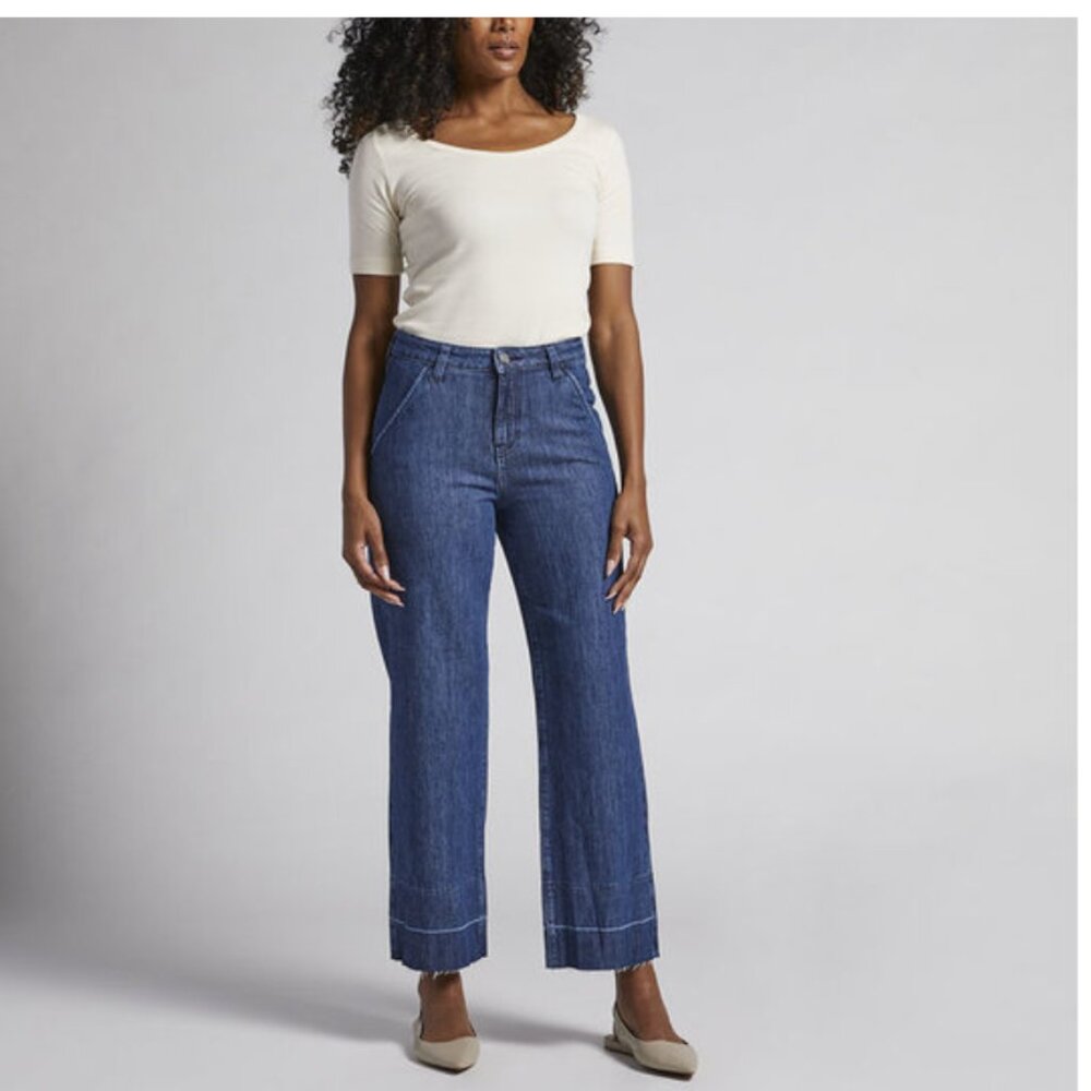 NWT JAG Sophia Mid Rise Wide Leg Jeans